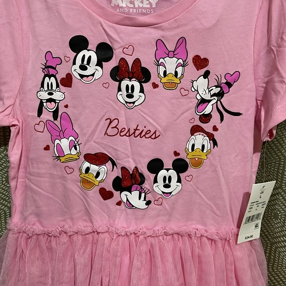 Disney Mickey & friends dress with tulle skirt NWT - Picture 3 of 9